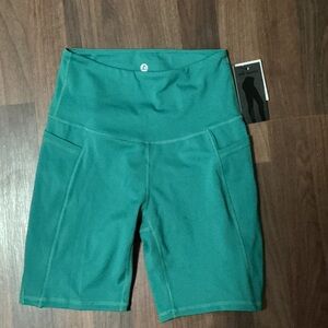 & Other Stories Teal Bike Shorts